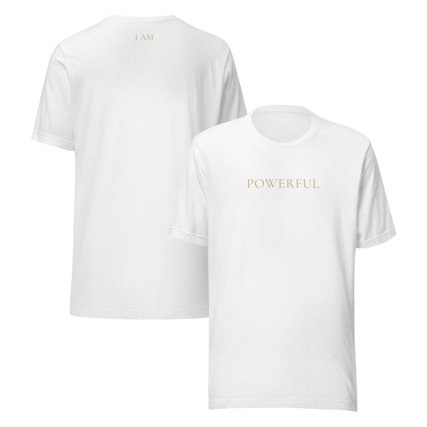 I AM POWERFUL — Gold Accent
