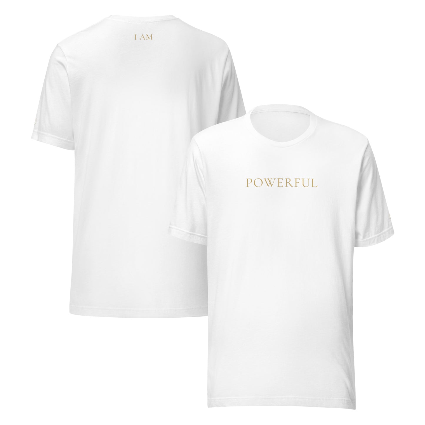 I AM POWERFUL — Gold Accent